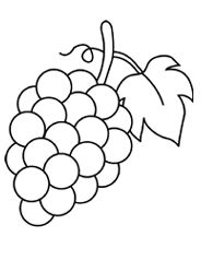 Featured image of post Clipart Grapes Coloring Page