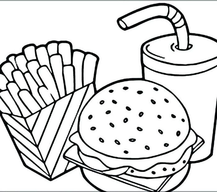 Featured image of post Coloring Sheets For Kids Food