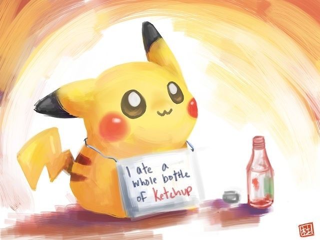 Featured image of post Drawing Pikachu Ketchup