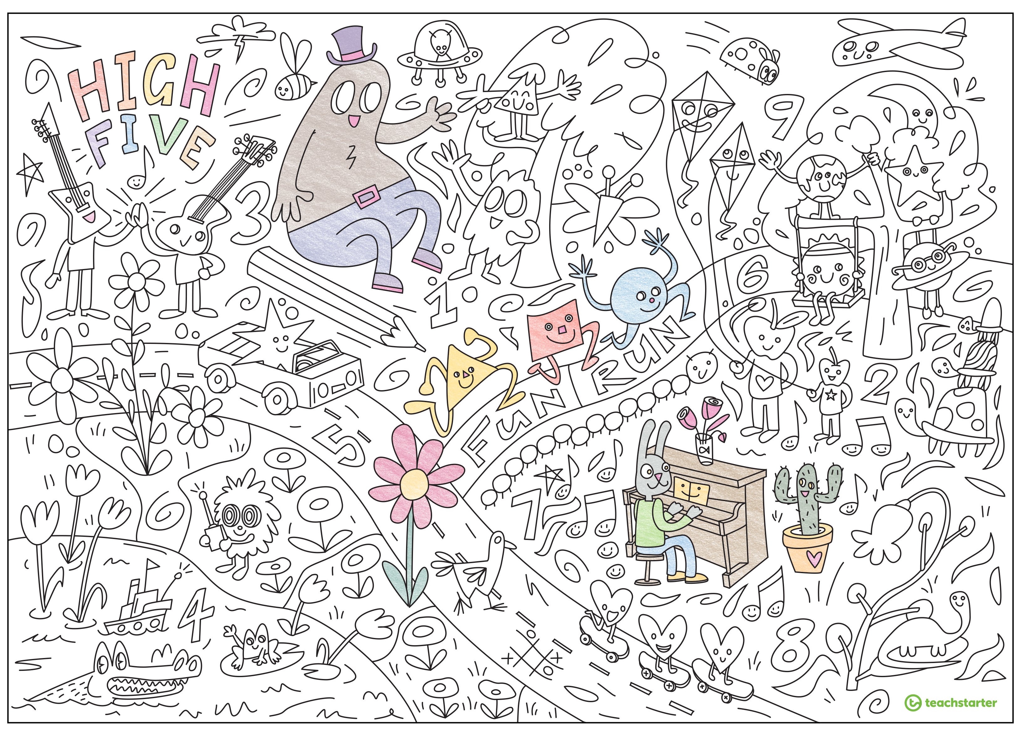 Featured image of post Giant Coloring Pages To Print