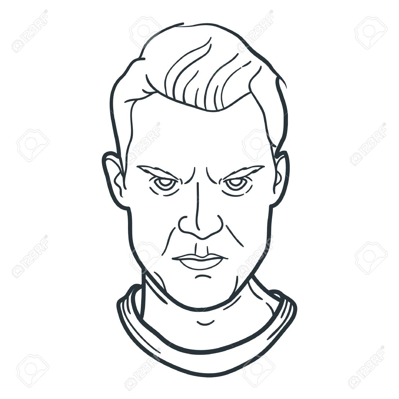 Featured image of post Man Angry Face Drawing