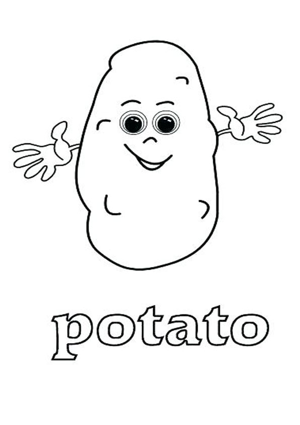 Featured image of post Potato Coloring Page