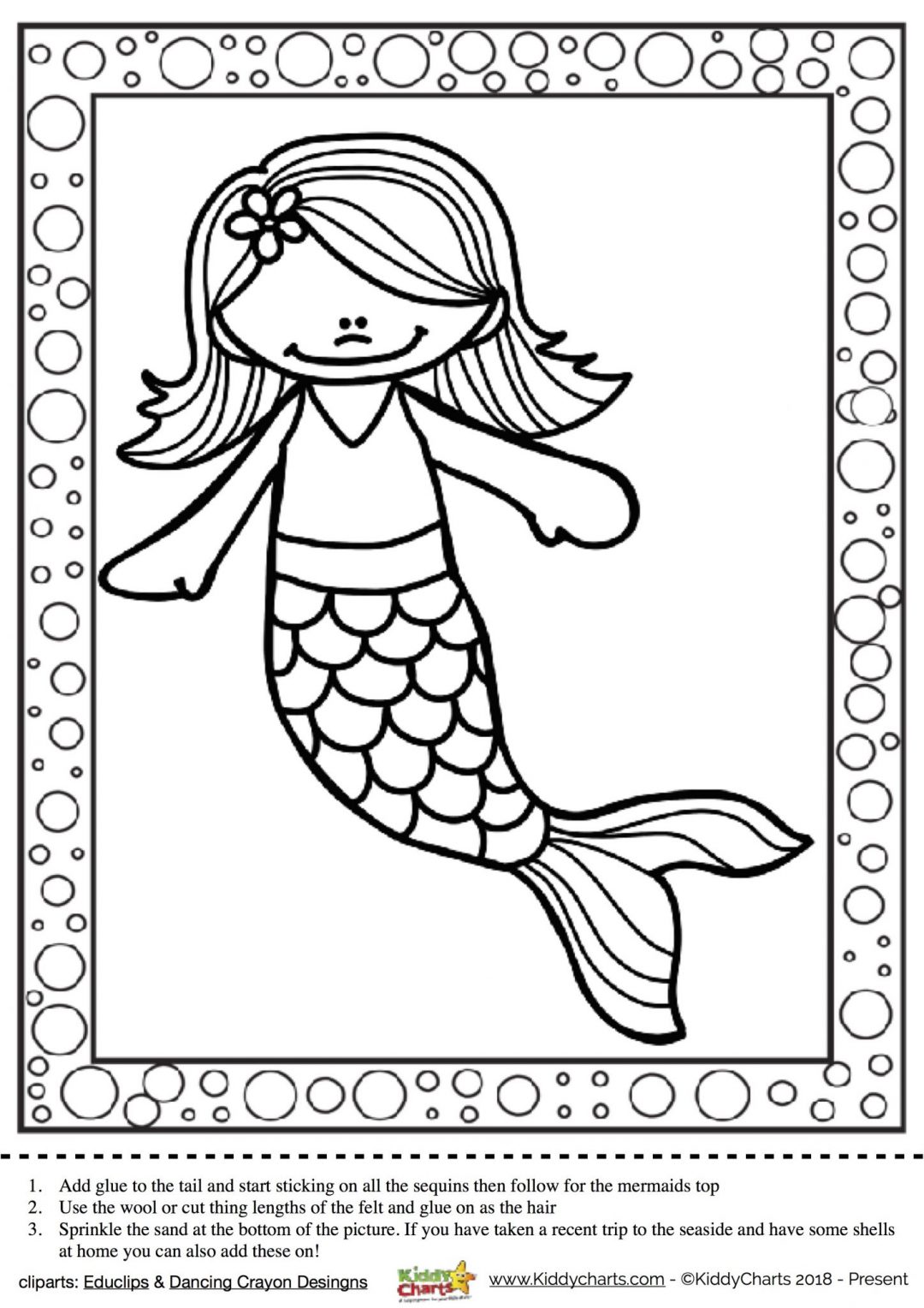 Featured image of post Printable Mermaid Crafts For Kids