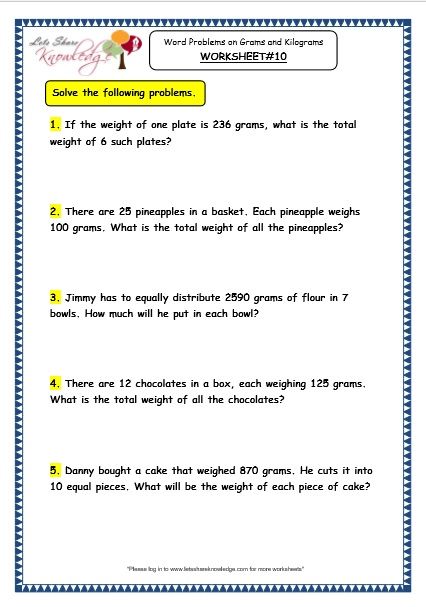 Featured image of post Printable Multiplication Word Problems Grade 3