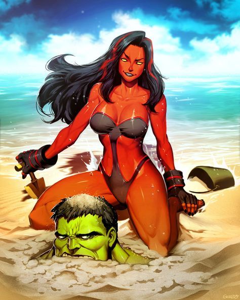 Featured image of post Red She Hulk Fan Art