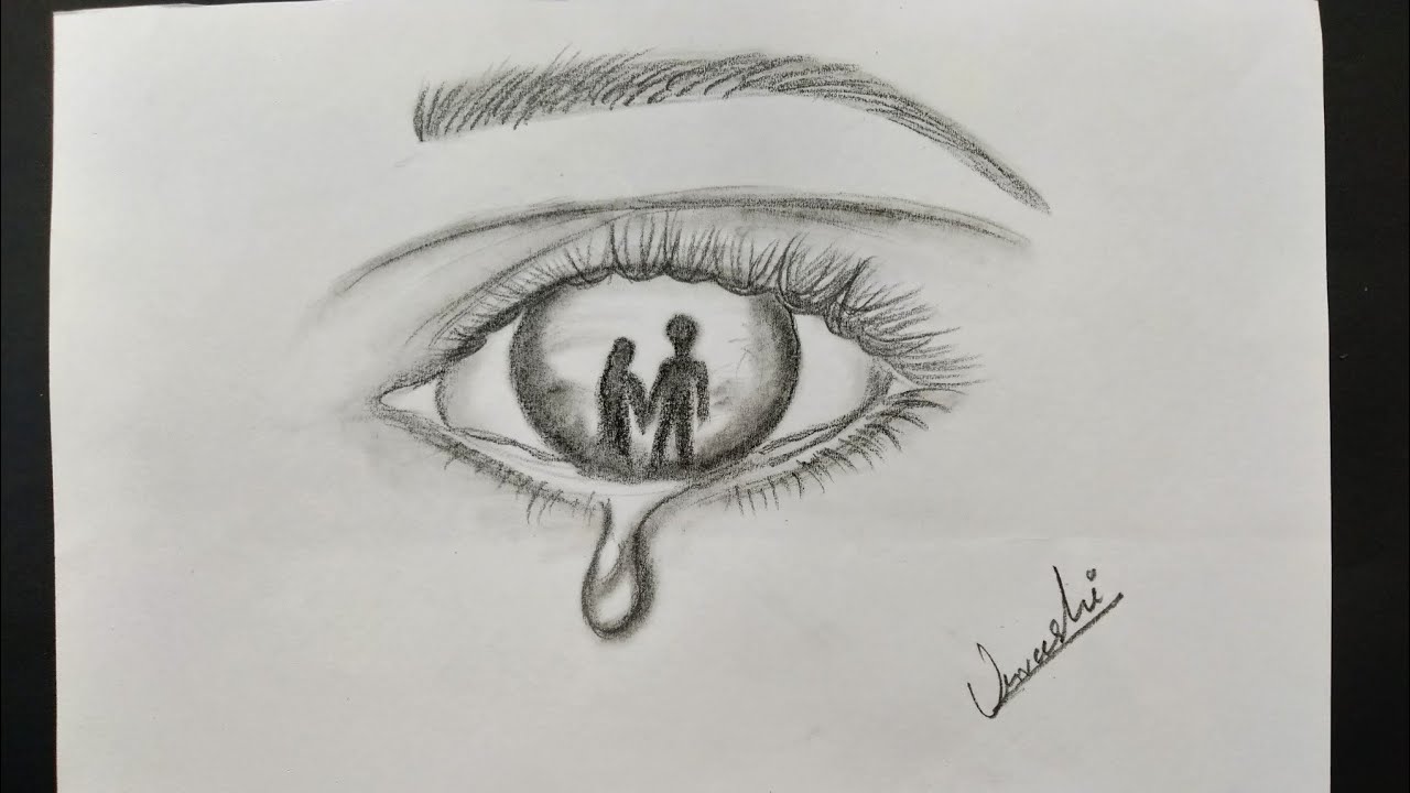 Featured image of post Sad Eyes Drawing Easy