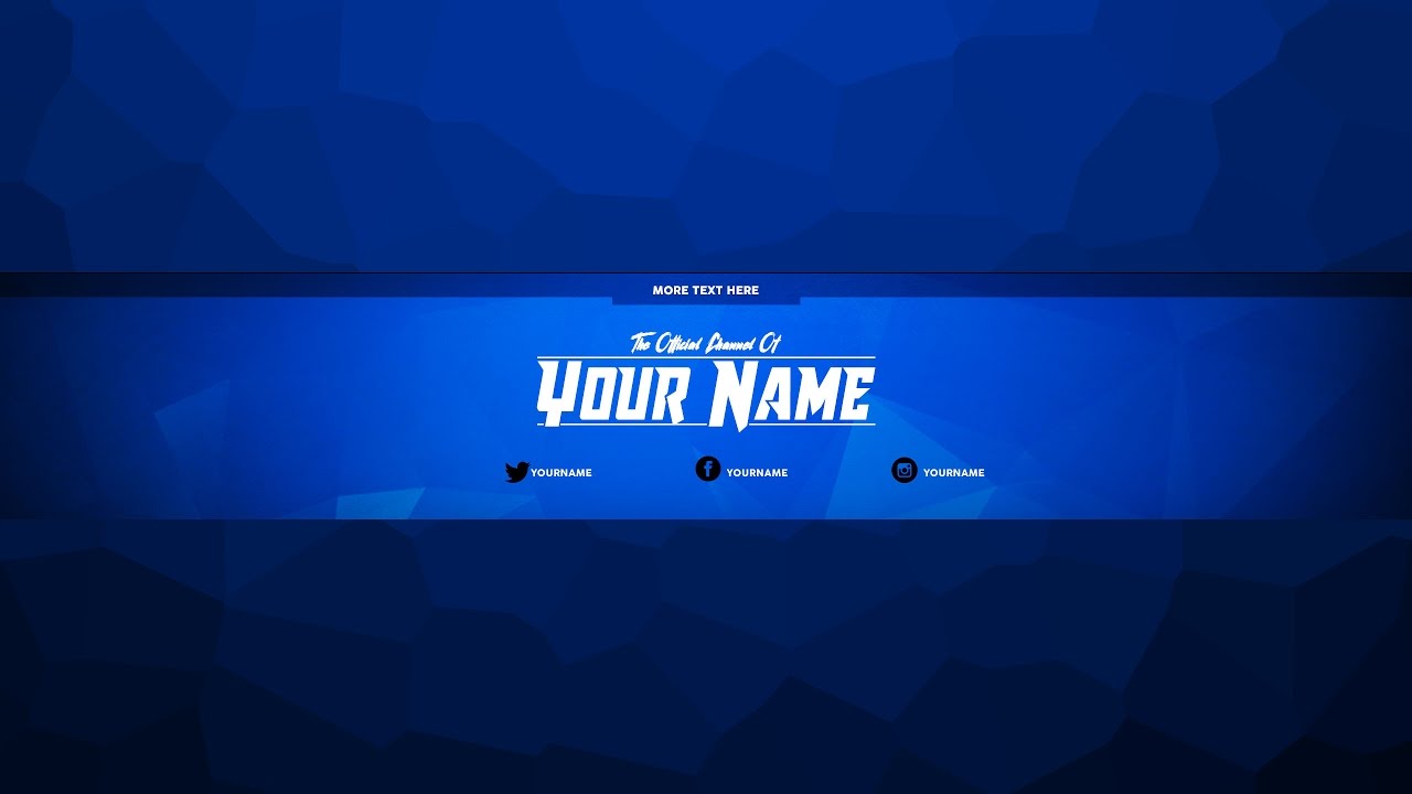 Featured image of post Youtube Channel Banner Template Free